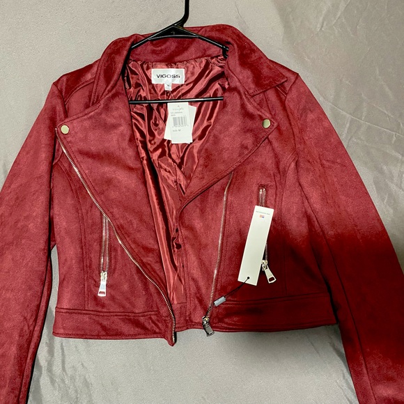 VIGOSS Burgundy Jacket - Picture 1 of 5